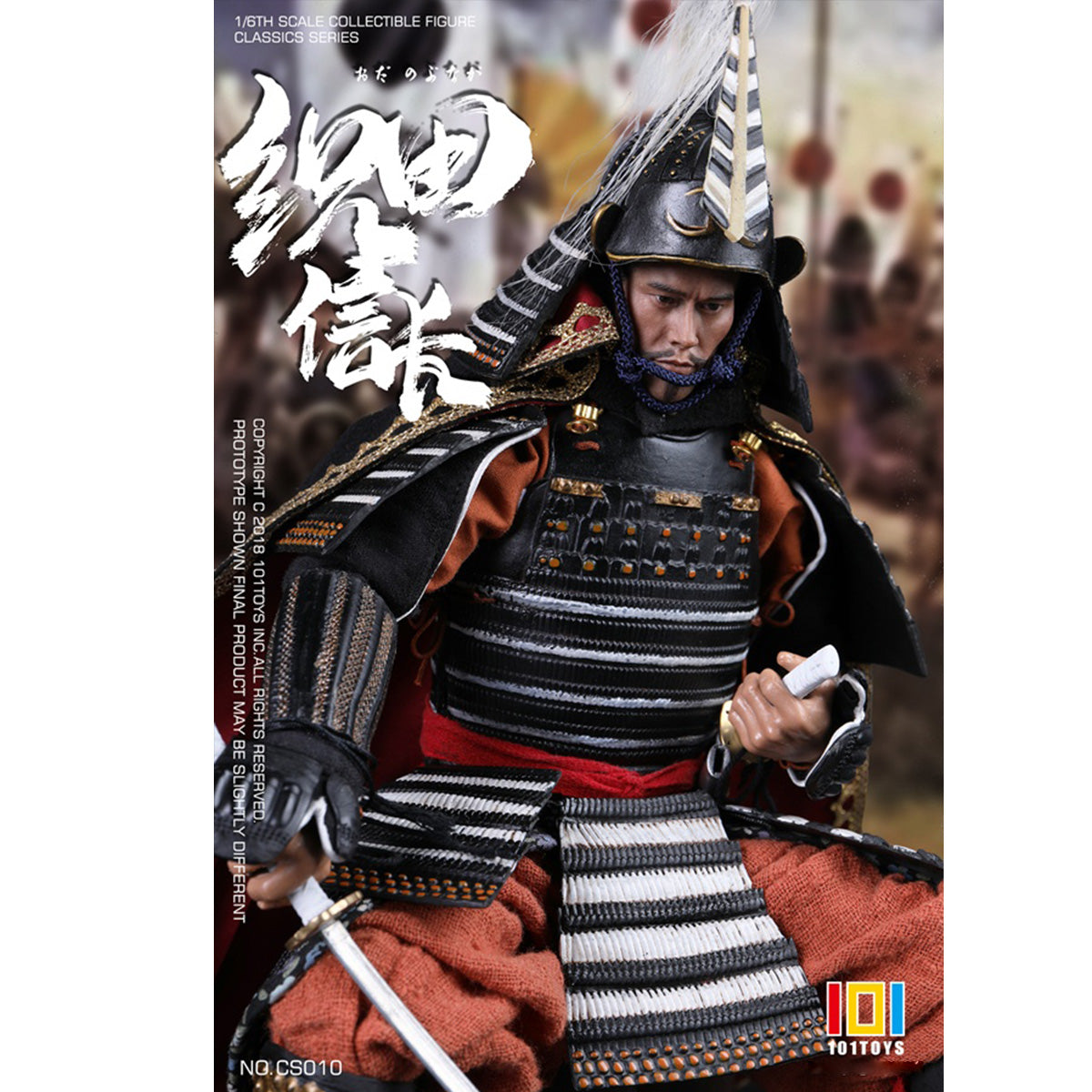 HiPlay 101TOYS 1/6 クラシックシリーズ 戦国武将 織田信長 & 蜻蛉水牛黒糸威具足 可動フィギュア 塗装済み 完成品 アクションフィギュア