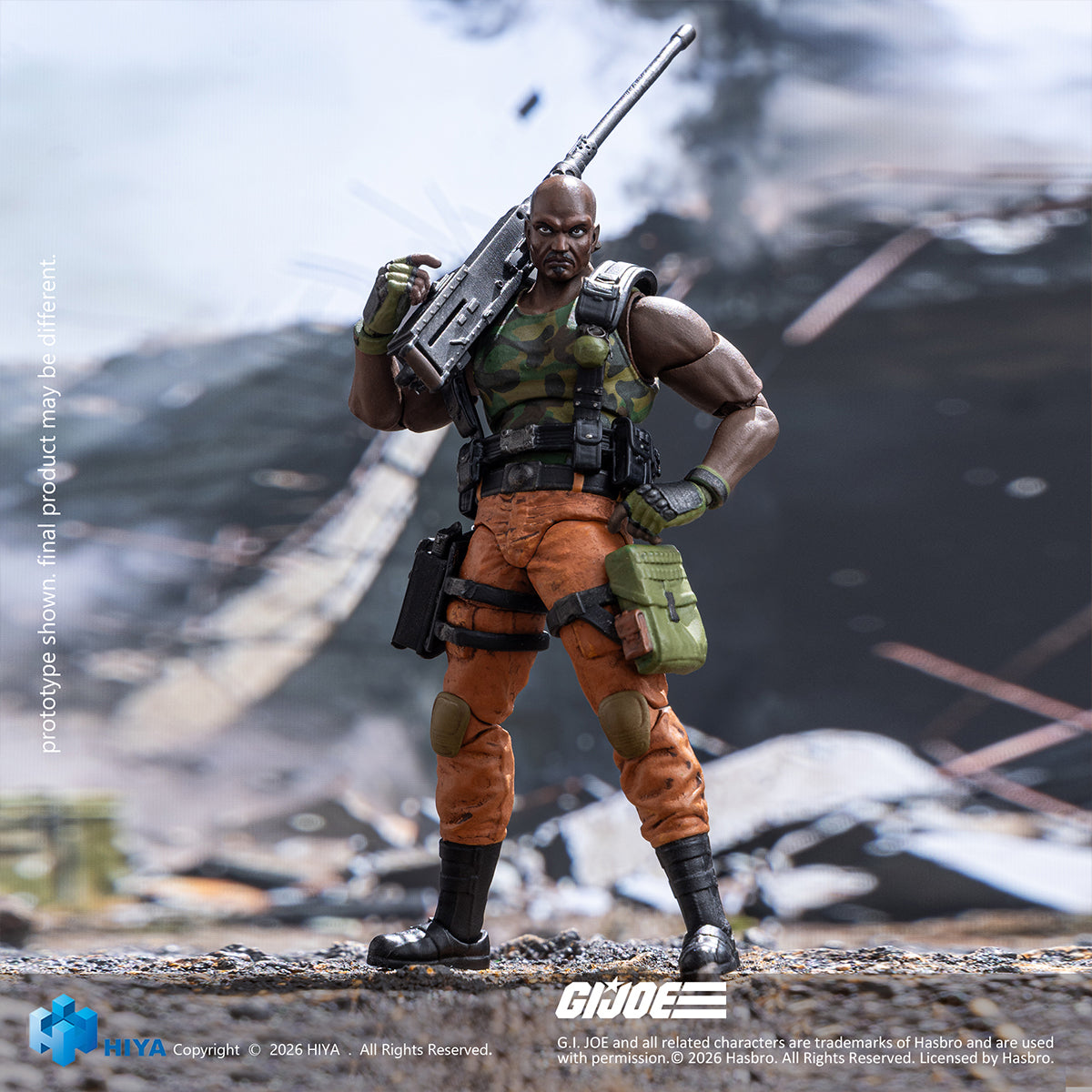 HIYA 1/18 G.I.JOE ロードブロック EMG0159 アクションフィギュア 塗装済み 完成品