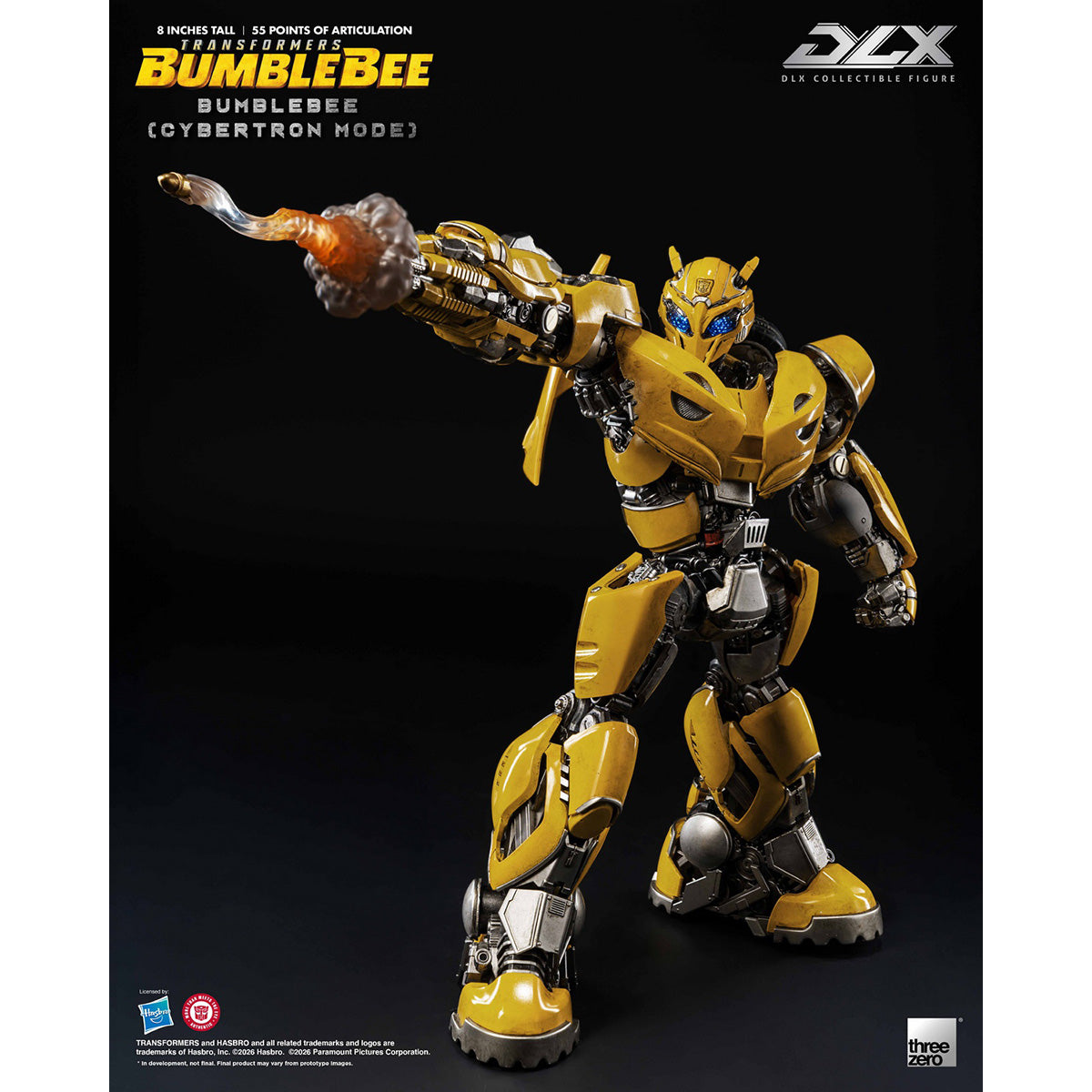 Threezero トランスフォーマー/バンブルビー DLX バンブルビー (サイバトロンモード) 3Z10490W0 可動フィギュア 塗装済み 完成品