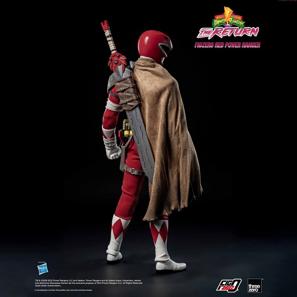 Threezero 1/6 マイティ・モーフィン・パワーレンジャー：ワンス＆オールウェイズ レッドレンジャー 3Z10200W0 可動フィギュア 塗装済み 完成品
