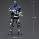 HiPlay JOYTOY TMNT 忍者タートルズ - フットソルジャーA JT00164 & フットソルジャーB JT00171 1/18 可動フィギュア 塗装済み 完成品