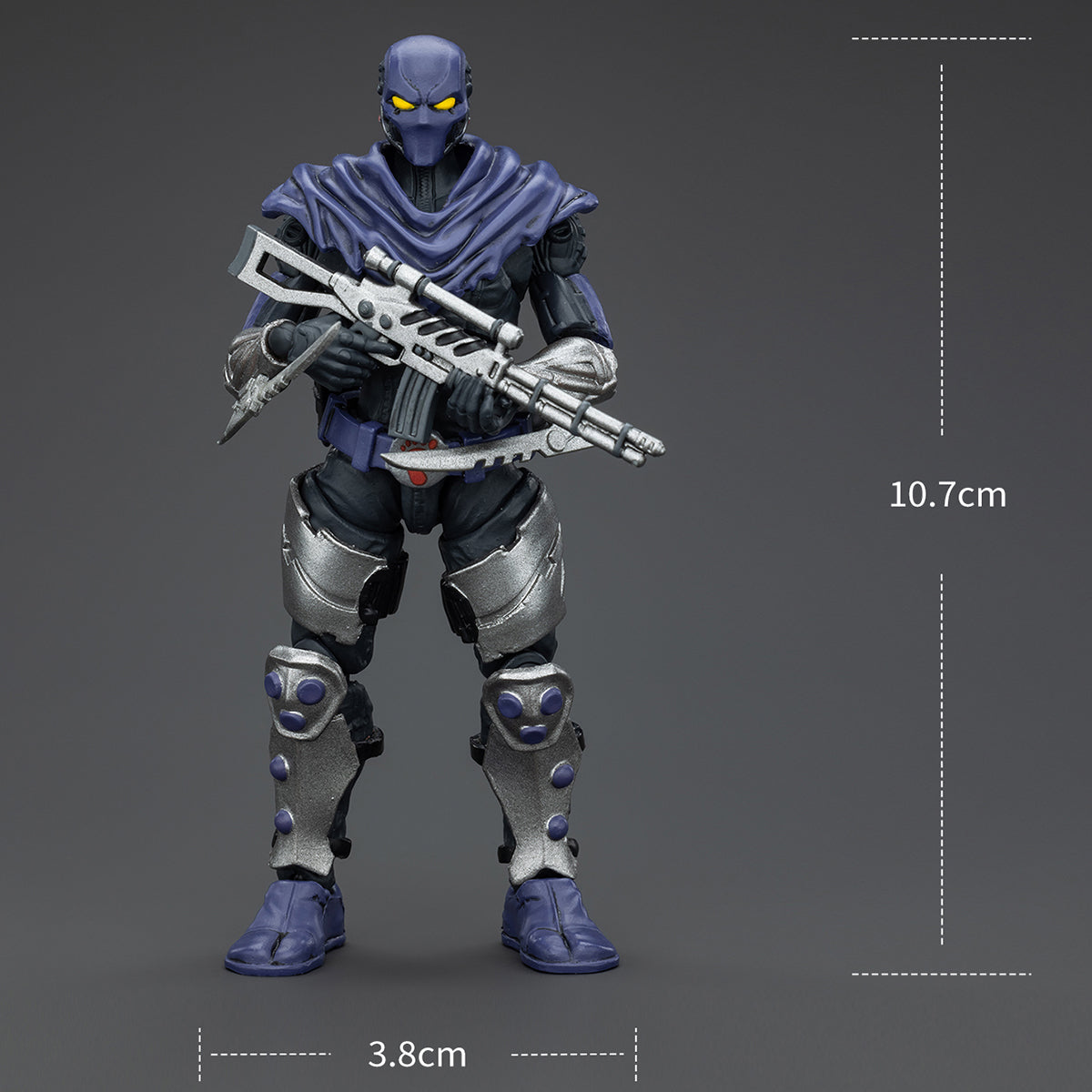 HiPlay JOYTOY TMNT 忍者タートルズ - フットソルジャーA JT00164 & フットソルジャーB JT00171 1/18 可動フィギュア 塗装済み 完成品