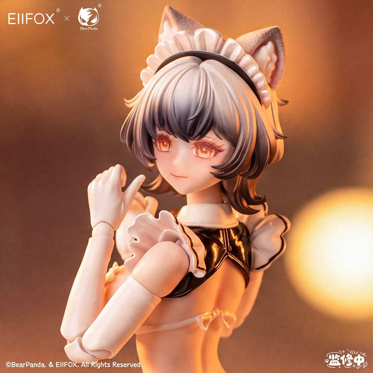 BearPanda 1/12 猫メイド 小布丁 プリン