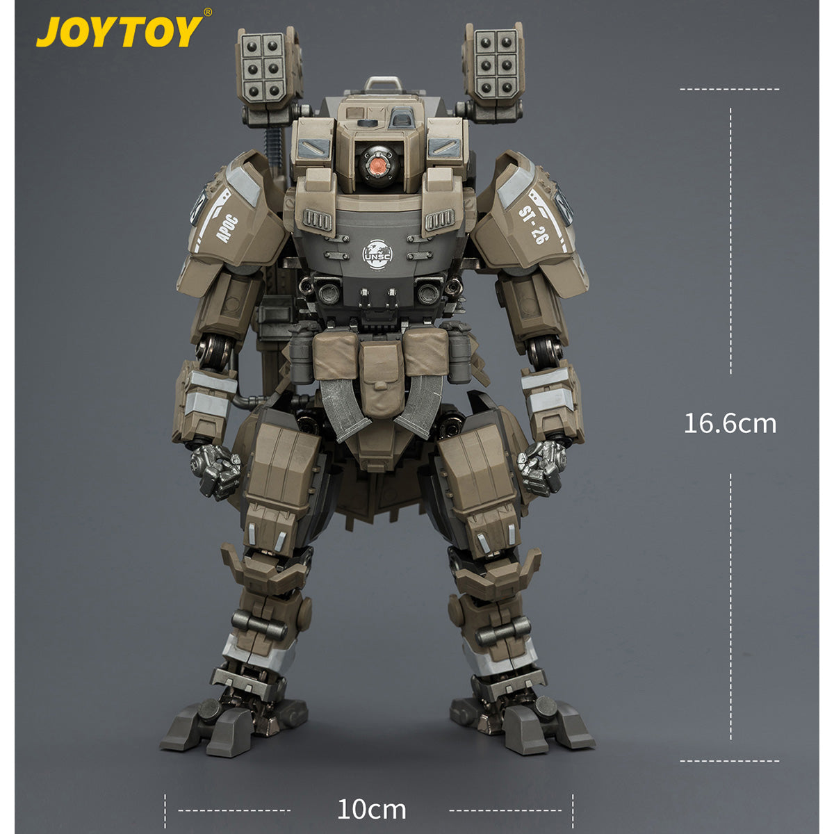 HiPlay JOYTOY 1/25 天啓シリーズ 極宙 火力支援型メカ ＆ UNSC メディック アカシア 可動フィギュア 塗装済み 完成品