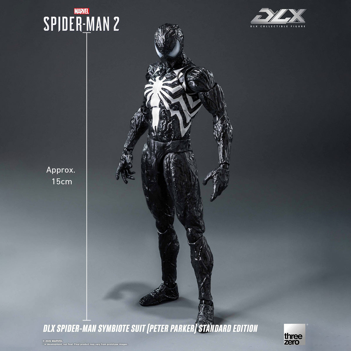 Threezero Marvel's Spider-Man 2 DLX スパイダーマン（シンビオート・スーツ） ピーター・パーカー 通常版 3Z09660C0