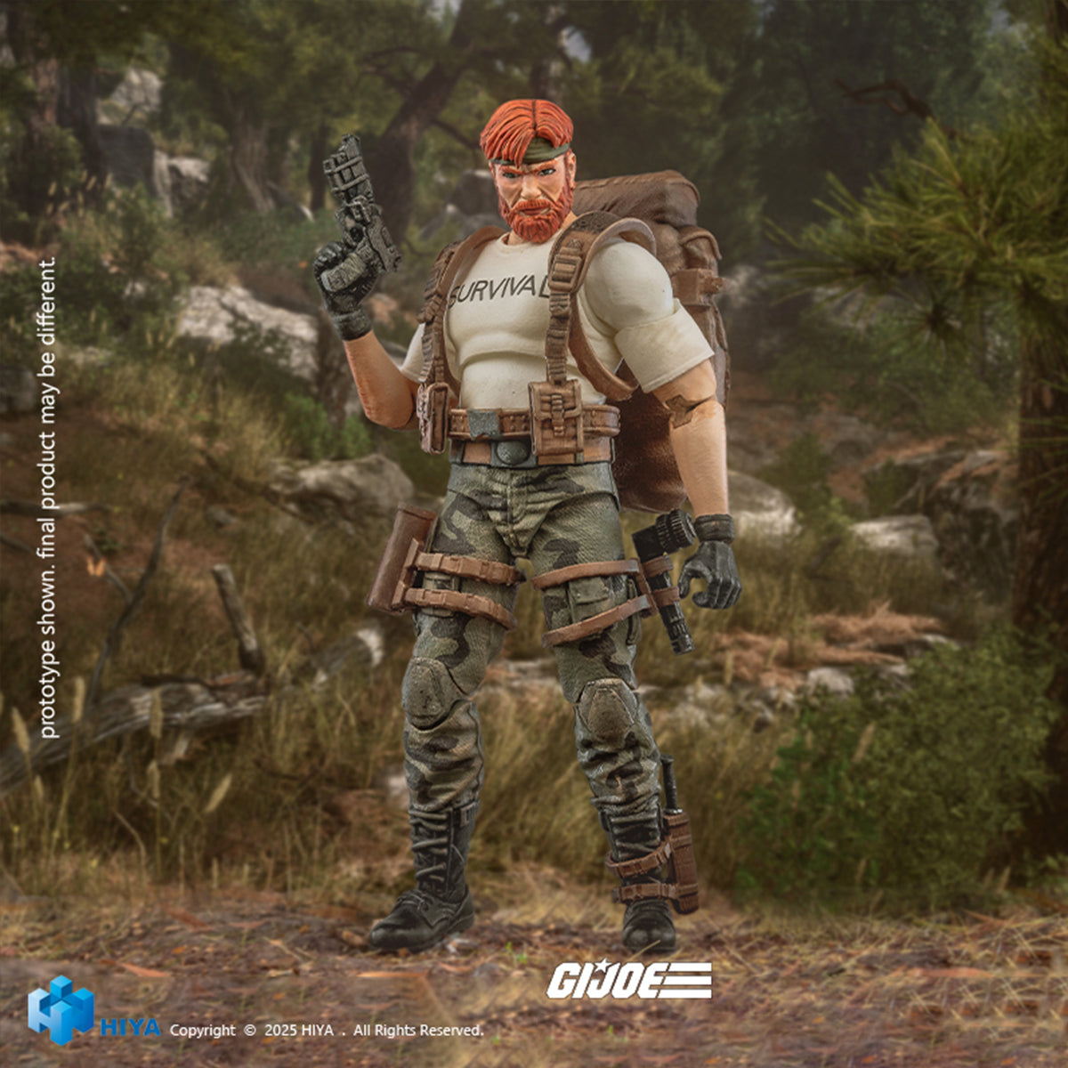 HIYA 1/18 G.I.Joe Outback アウトバック 内陸 EMG0370 アクションフィギュア 塗装済み 完成品