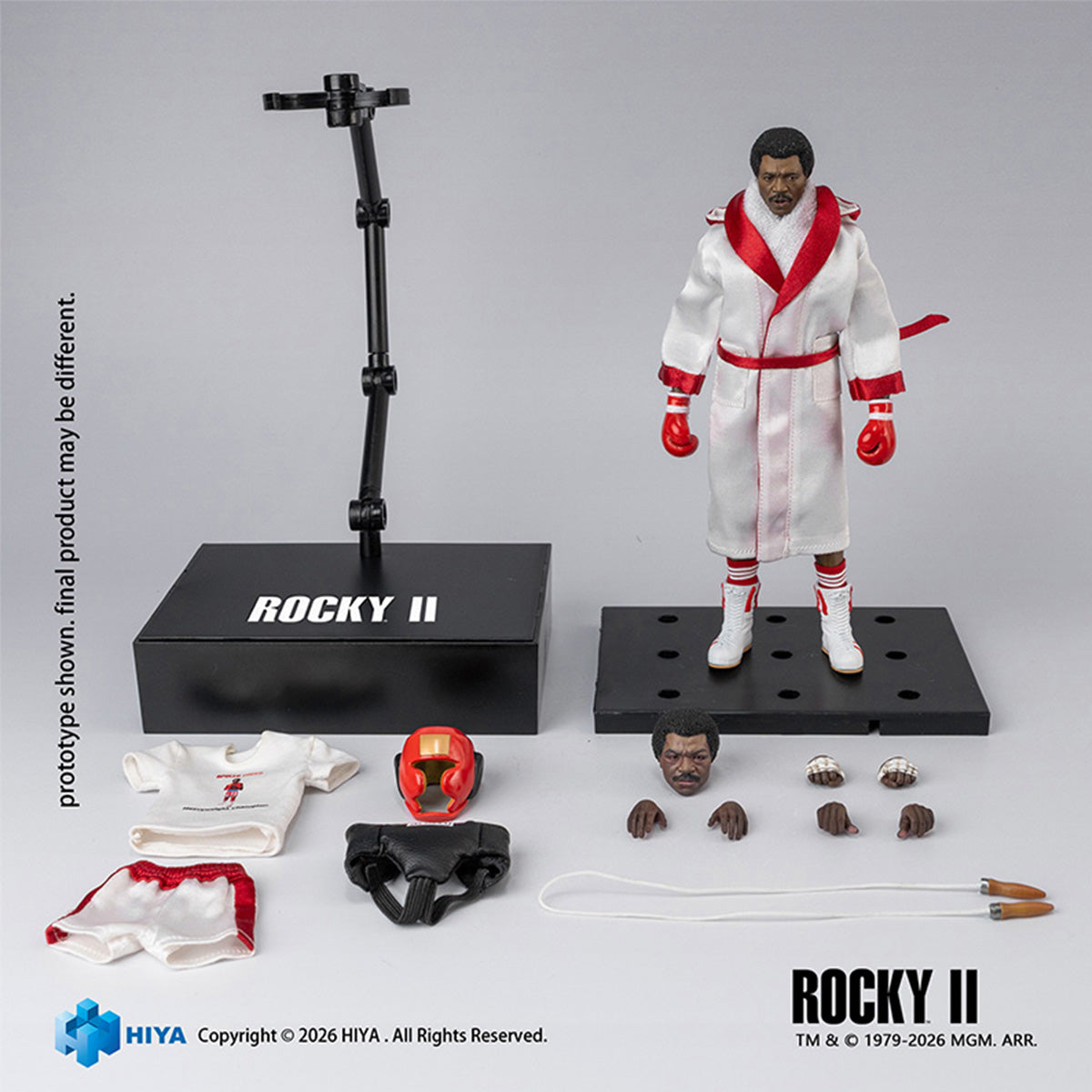 HIYA 1/12 ロッキー 2 アポロ・クリード ESR0194 アクションフィギュア 塗装済み 完成品