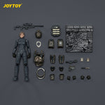 HiPlay JOYTOY 1/25 天啓シリーズ 雷神2号 突撃型メカ ＆ 鋼騎小隊 スカウト ミスト 可動フィギュア 塗装済み 完成品