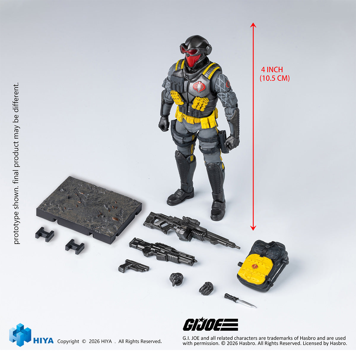 HiPlay HIYATOYS 1/18 G.I.ジョー コブラ バジリスク パイソン・パトロール Ver. EMG0459 可動フィギュア 塗装済み 完成品 アクションフィギュア