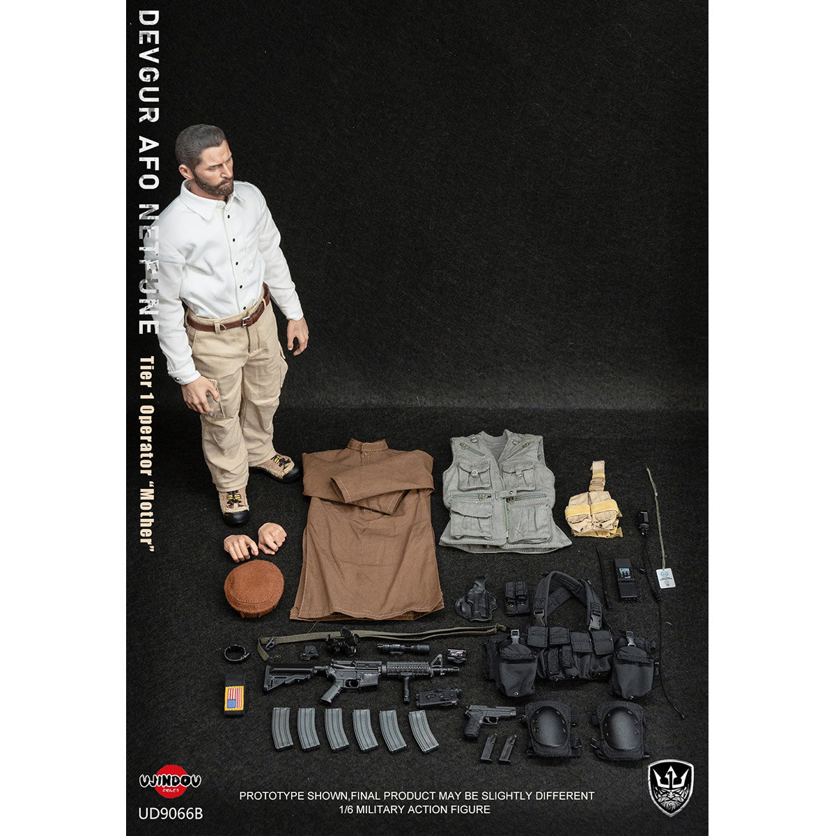 HiPlay 御戦道UJINDOU 1/6 AFO Neptune チームリーダー Mother UD9066B 可動フィギュア 塗装済み 完成品 アクションフィギュア