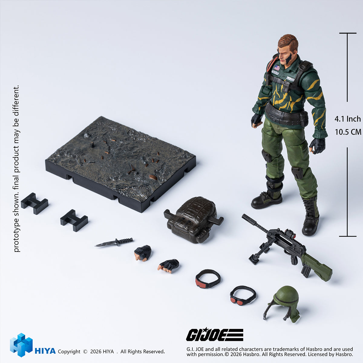HiPlay HIYATOYS 1/18 G.I.JOE特殊部隊 ダスティ タイガーパワー版 EMG0465 可動フィギュア 塗装済み 完成品 アクションフィギュア