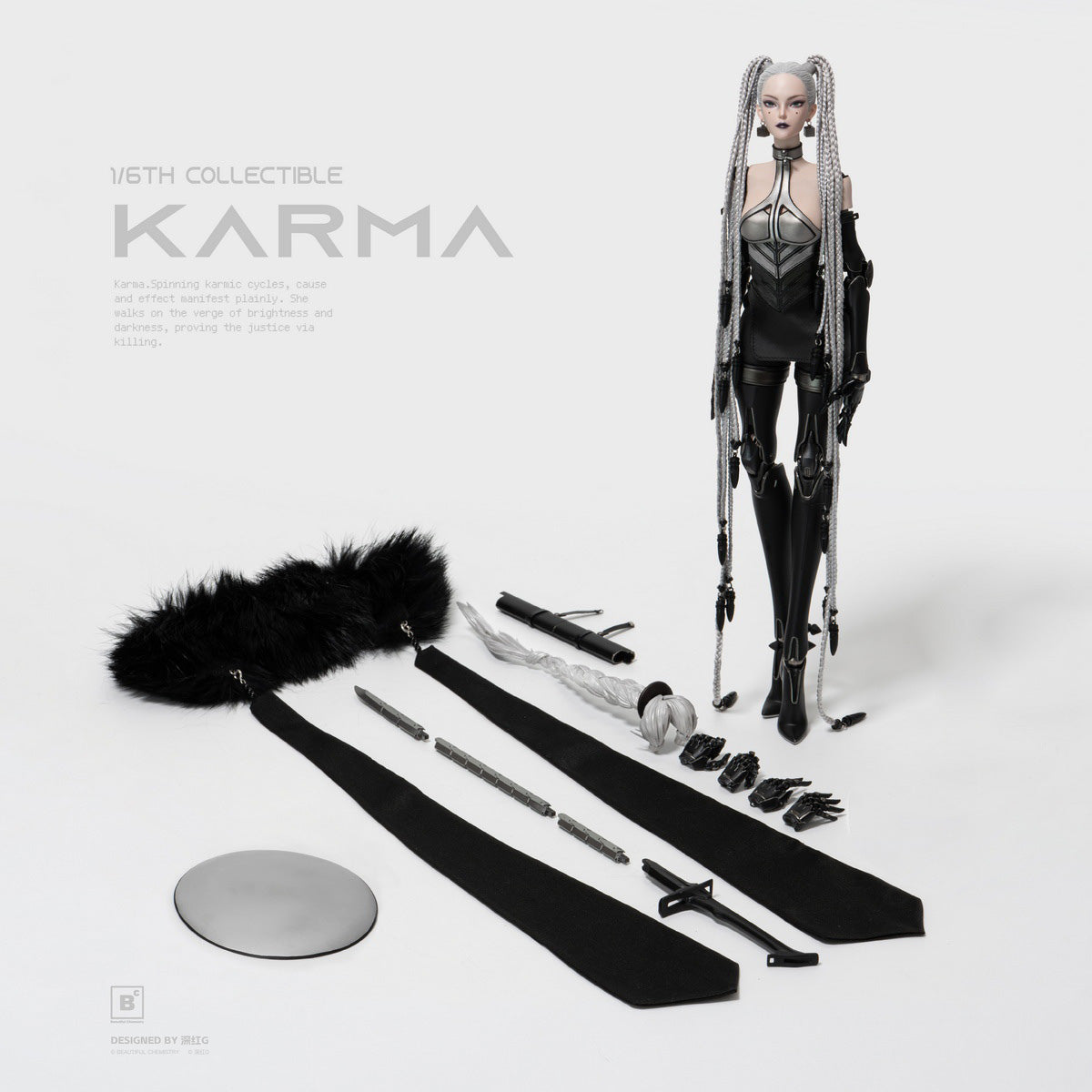 Beautiful Chemistry x GU JUNYI 1/6 Night Falls Alba Series Karma BC202518 美少女