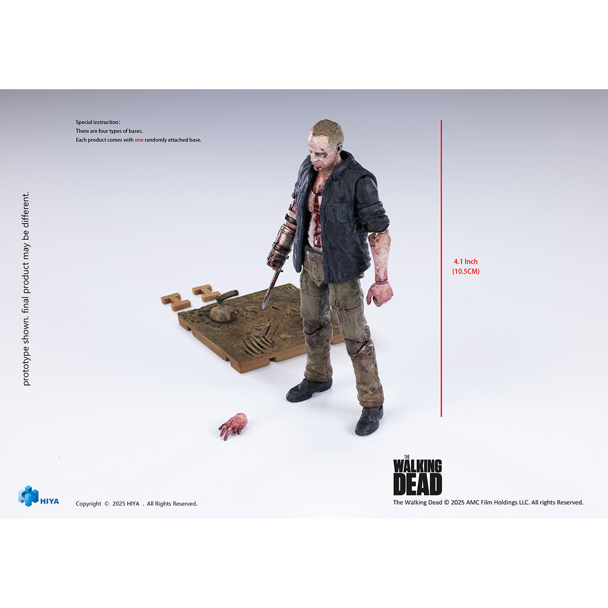 HIYA 1/18 ウォーキング・デッド モラレス ウォーカー形態 EMW0321 アクションフィギュア 塗装済み 完成品