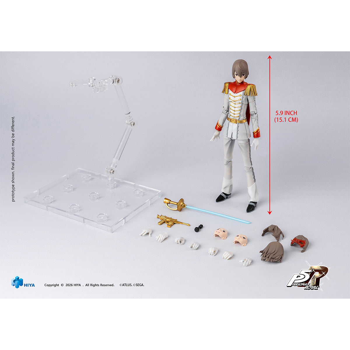 HIYA 1/12 Exquisite Basic シリーズ ペルソナ 5 ザ・ロイヤル クロウ Crow EBP0379 アクションフィギュア 塗装済み 完成品
