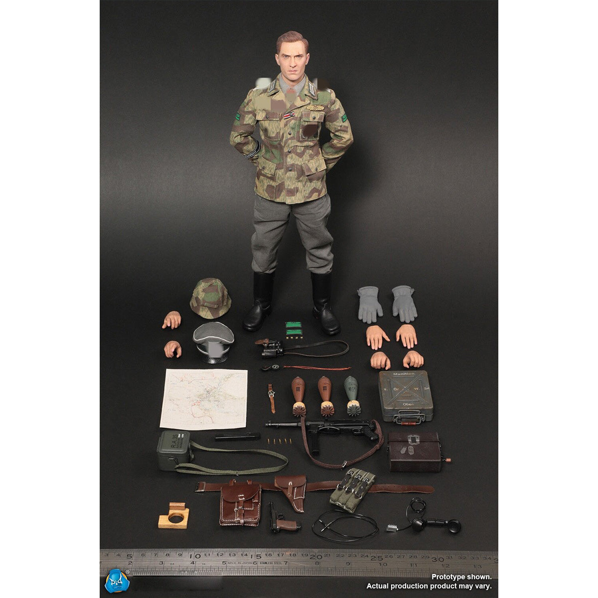 DID 1/6 WWII ドイツ軍 歩兵尉官 ヤコブ D80196 塗装済み 完成品 アクションフィギュア