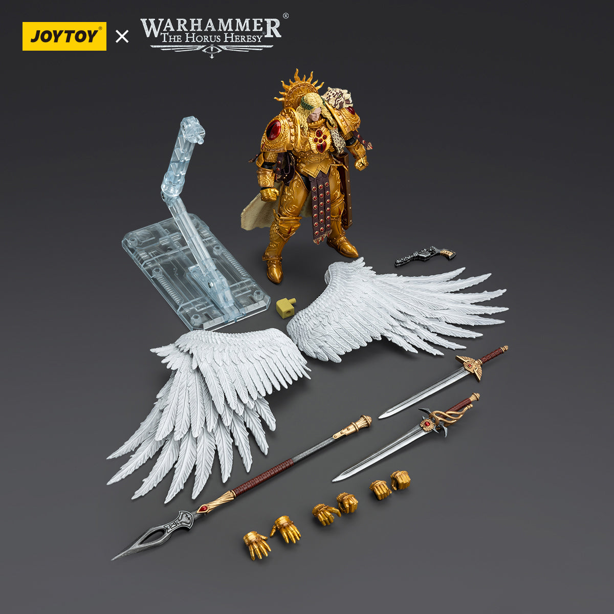HiPlay JOYTOY Warhammer The Horus Heresy IX軍団のプライマーク、ブラッドエンジェルスのサングイニウス JT00218  1/18 可動フィギュア 塗装済み 完成品 PVC製