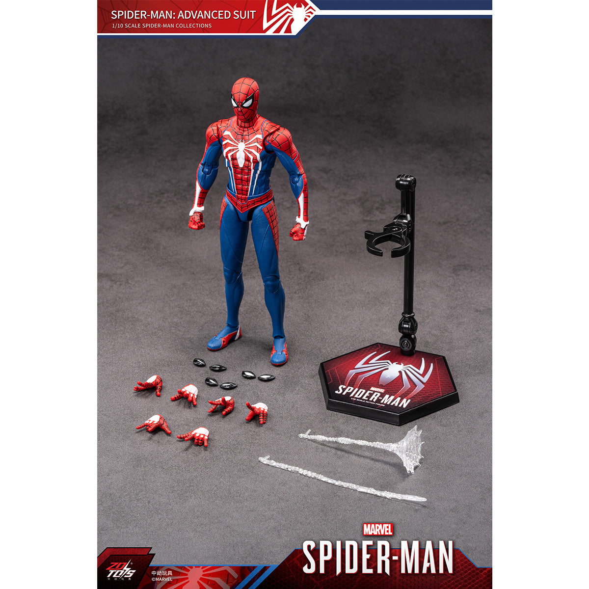 ZDTOYS 1/10 スパイダーマン 1950
