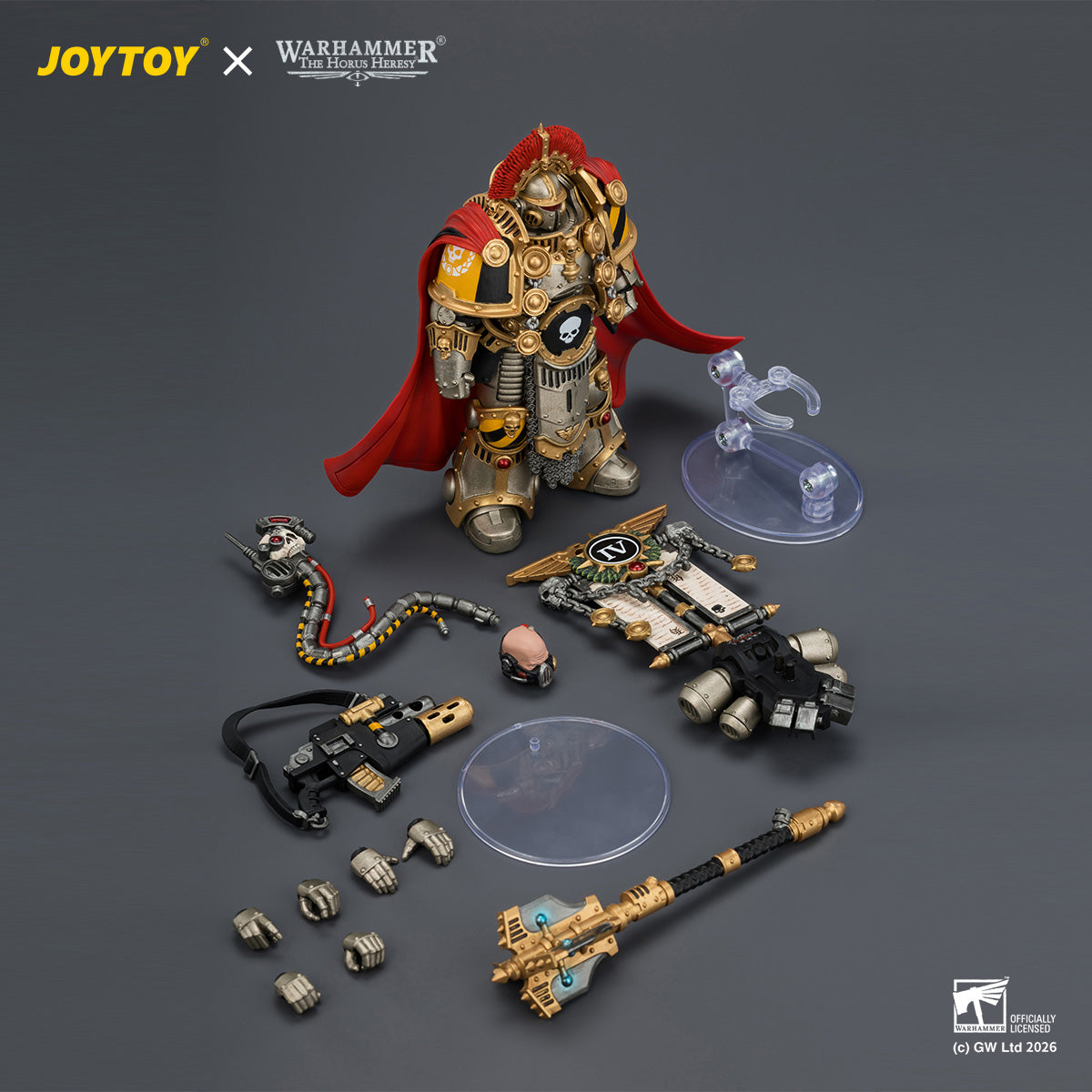 JOYTOY 1/18 アイアン・ウォリアー センチュリオン（ヘヴィ・パワーハンマー＆コンビ・メルタ装備） JT04391 可動フィギュア 塗装済み 完成品