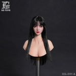XG Toys 1/6 アジア美女 ヘッド 可動眼 ドール用 頭 塗装済み