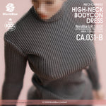 HiPlay Worldbox 1/6 ハイネック スリム ニットワンピース セット 女性 フィギュア用 服 洋服 セット 靴なし