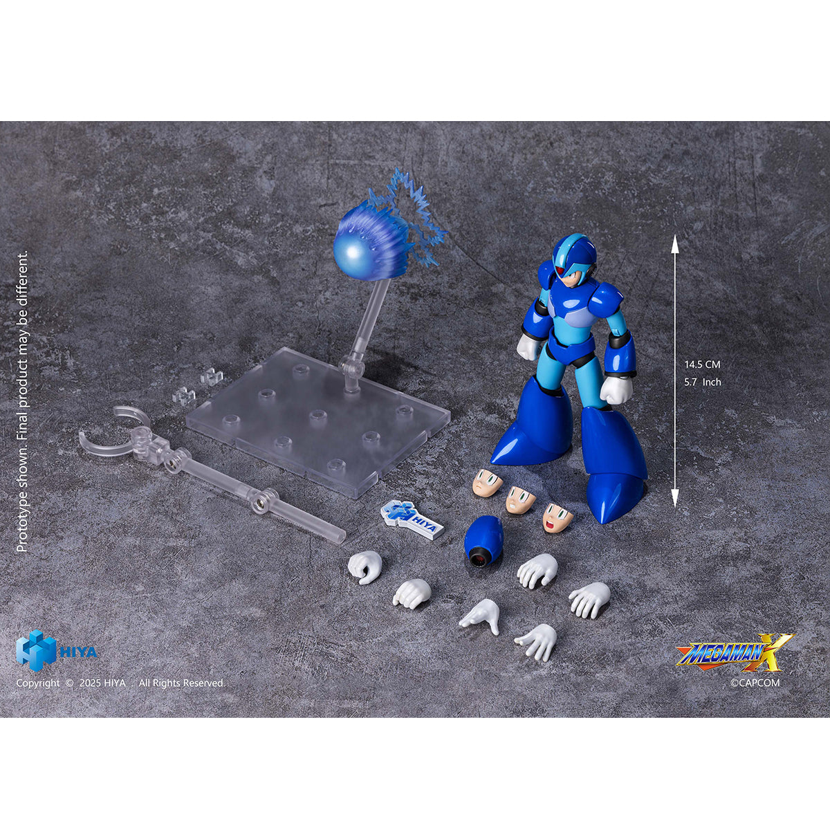 HIYA ロックマンXシリーズ エックス EBM0168 可動フィギュア 塗装済み 完成品