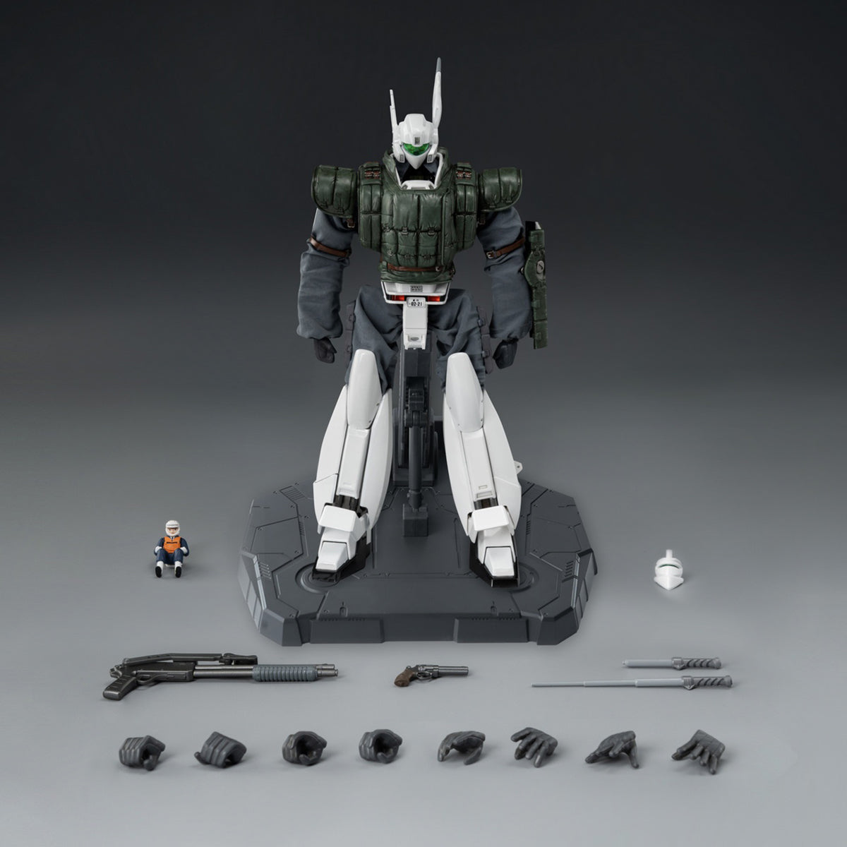 HiPlay Threezero 1/35 イングラム 反応装甲 1号機 & 2号機 & 3号機 可動 アクション フィギュア アクセサリー フルセット