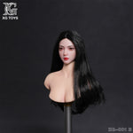 XG Toys 1/6 アジア美女 ヘッド 可動眼 ドール用 頭 塗装済み