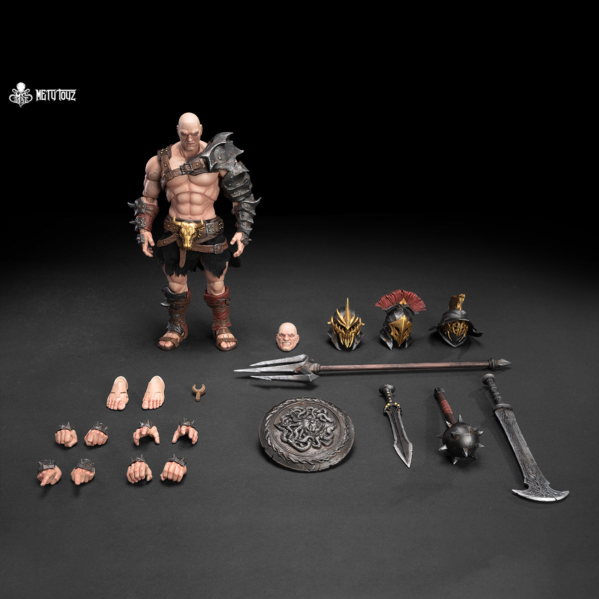 HiPlay Metytoyz 1/10 スパルタシリーズ スパルタン・ウォリアー 可動フィギュア 塗装済み 完成品 アクションフィギュア