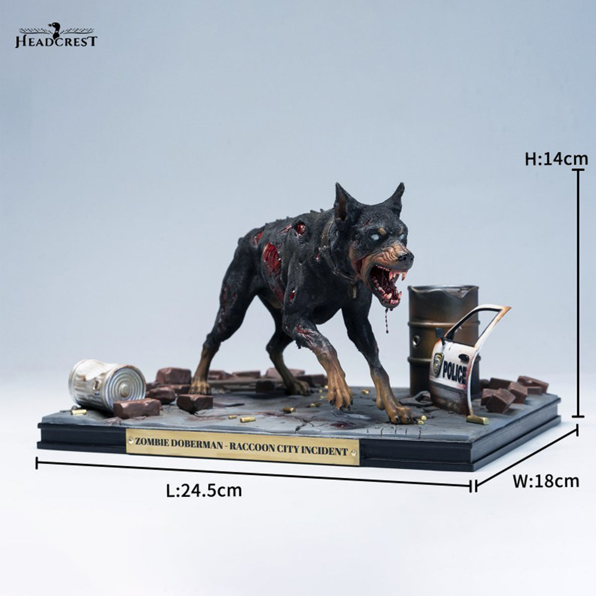 HiPlay HEADCREST 災変ゾンビ犬 H2602 塗装済み完成品フィギュア 動物スタチュー