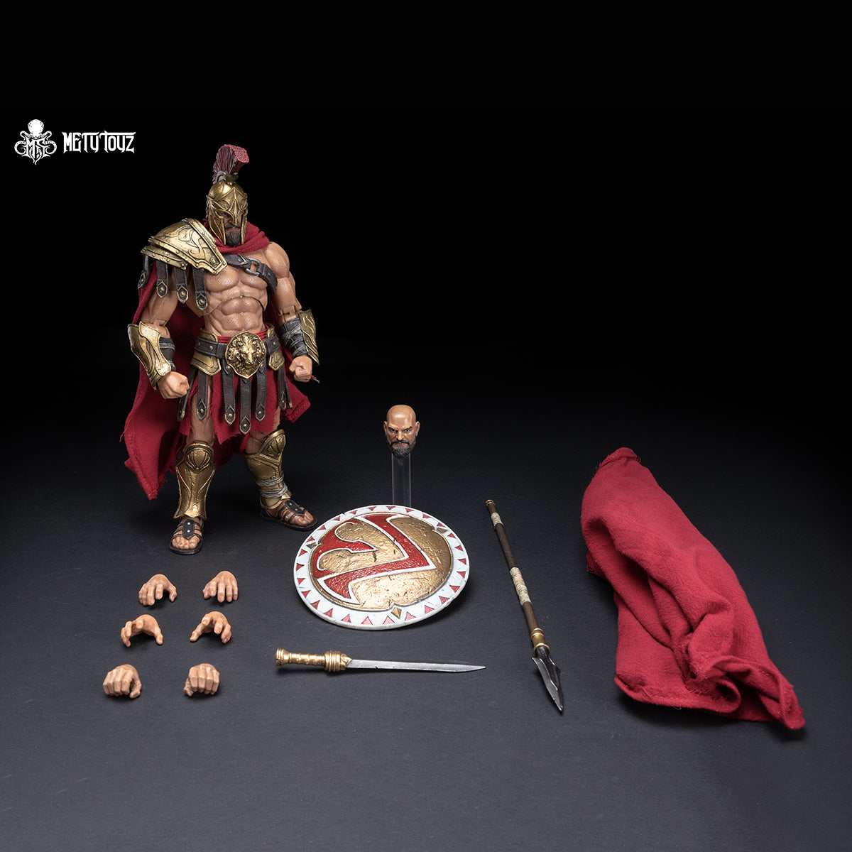 HiPlay Metytoyz 1/10 グラディエーターシリーズ スパルタン・ウォリアー 可動フィギュア 塗装済み 完成品 アクションフィギュア