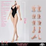 HiPlay 龍山金属  1/6 プラチナ鋼骨シームレス素体 女性 LSJS-TS01 ボディフィギュア 足取れる 超可動