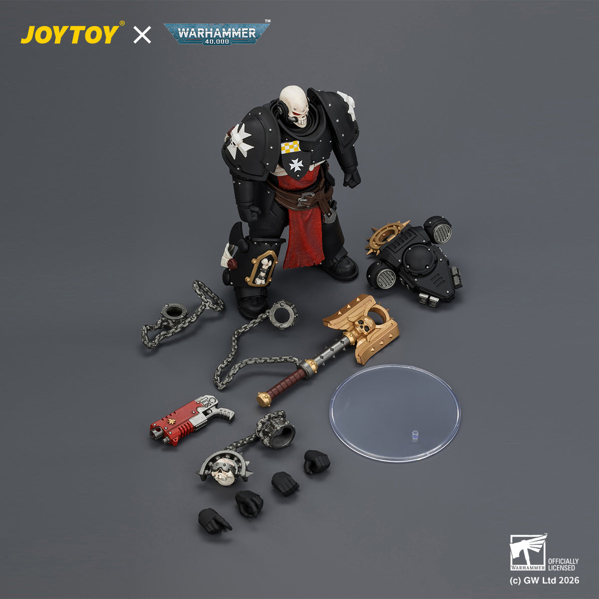 JOYTOY 1/18 ブラック・テンプラー ジャッジシアー2（メイス・オブ・ジャスティス＆アブソルヴァー・ボルトピストル装備） JT04872