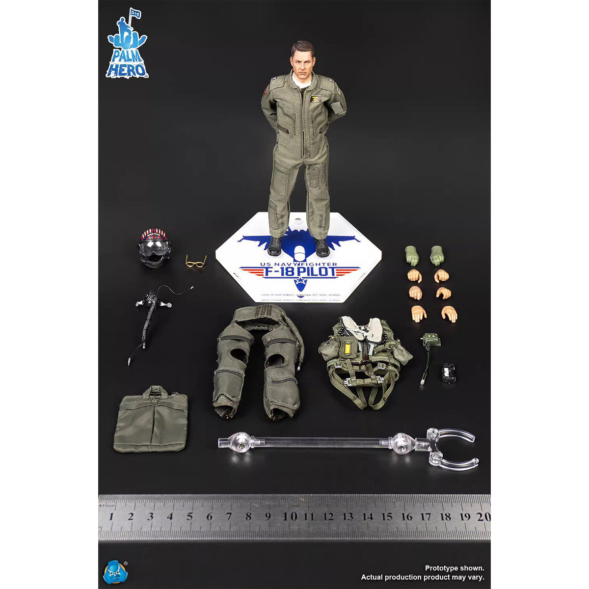 HiPlay DID 1/12 アメリカ海軍戦闘機兵器学校 教官 F/A-18E パイロット ミッチェル大尉 XM80031 可動フィギュア 塗装済み 完成品 アクションフィギュア
