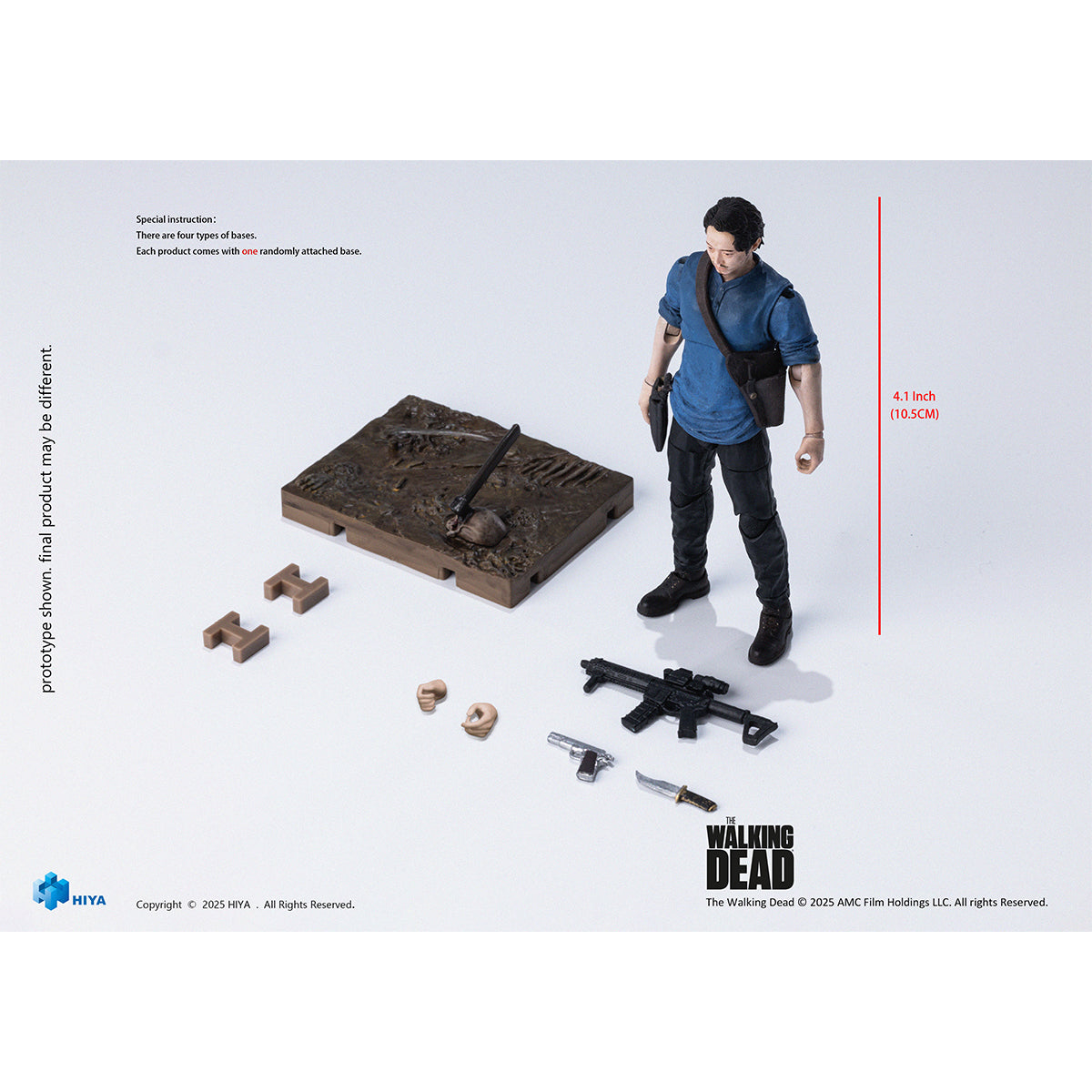 HIYA 1/18 ウォーキング・デッド グレン EMW0336 アクションフィギュア 塗装済み 完成品