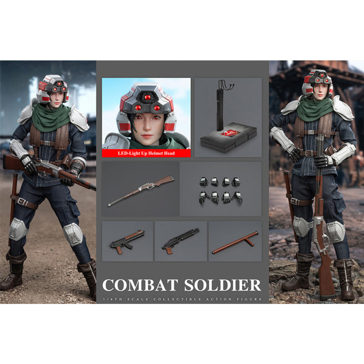 TOYS BATTALION 1/6 ソルジャー TB032 塗装済み 完成品 アクションフィギュア