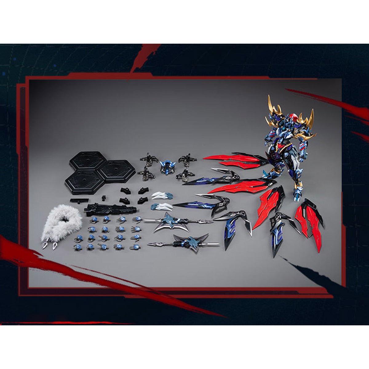 HiPlay 摩動核 MOTOR NUCLEAR MNP-XH16A  典韋 色分け済みプラモデル 組み立てキット