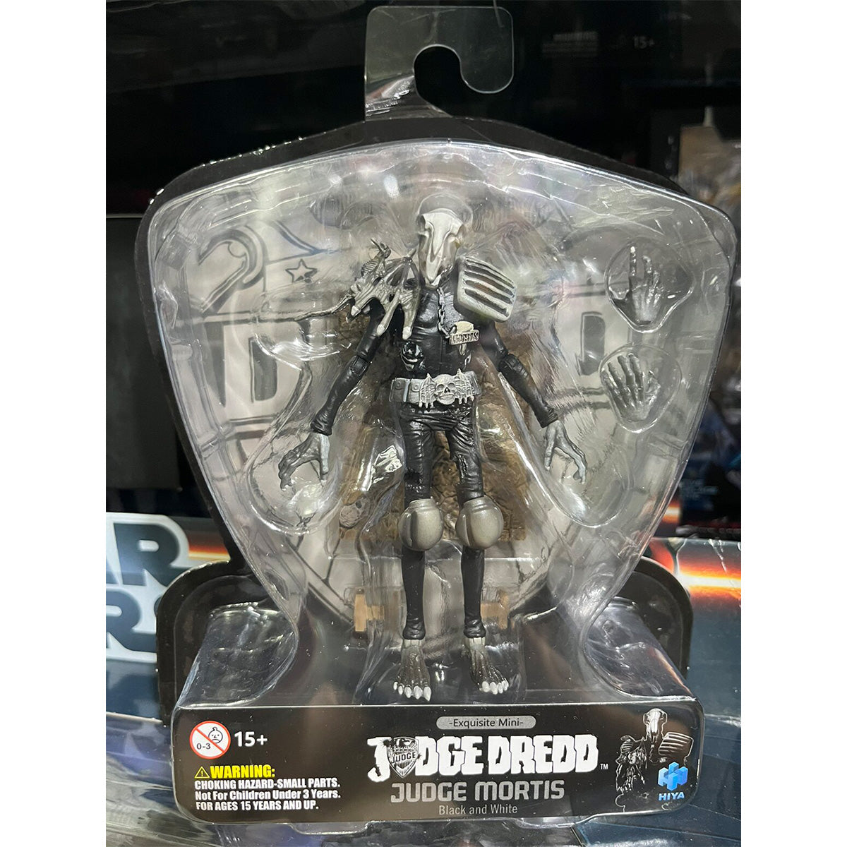 HIYA 1/18 ジャッジ・ドレッド ブラック＆ホワイト コミックカラー ジャッジ・モーティス キャラクター