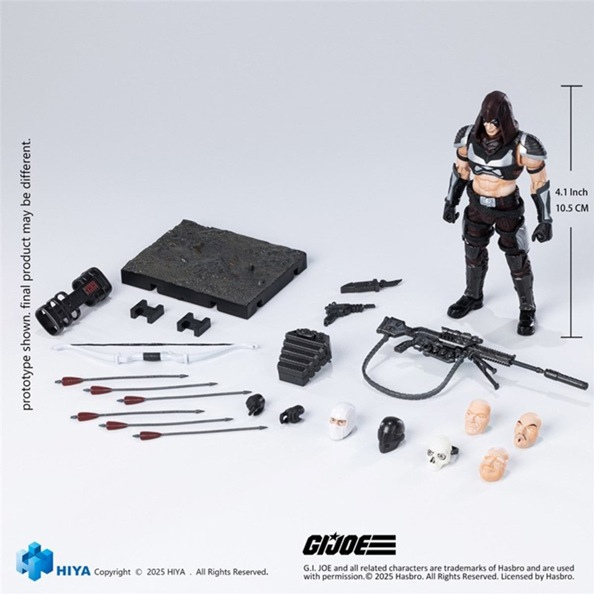 HIYA  1/18 G.I.JOE特殊部隊 扎坦 偽装大師版 EMG0298 アクションフィギュア 塗装済み 完成品