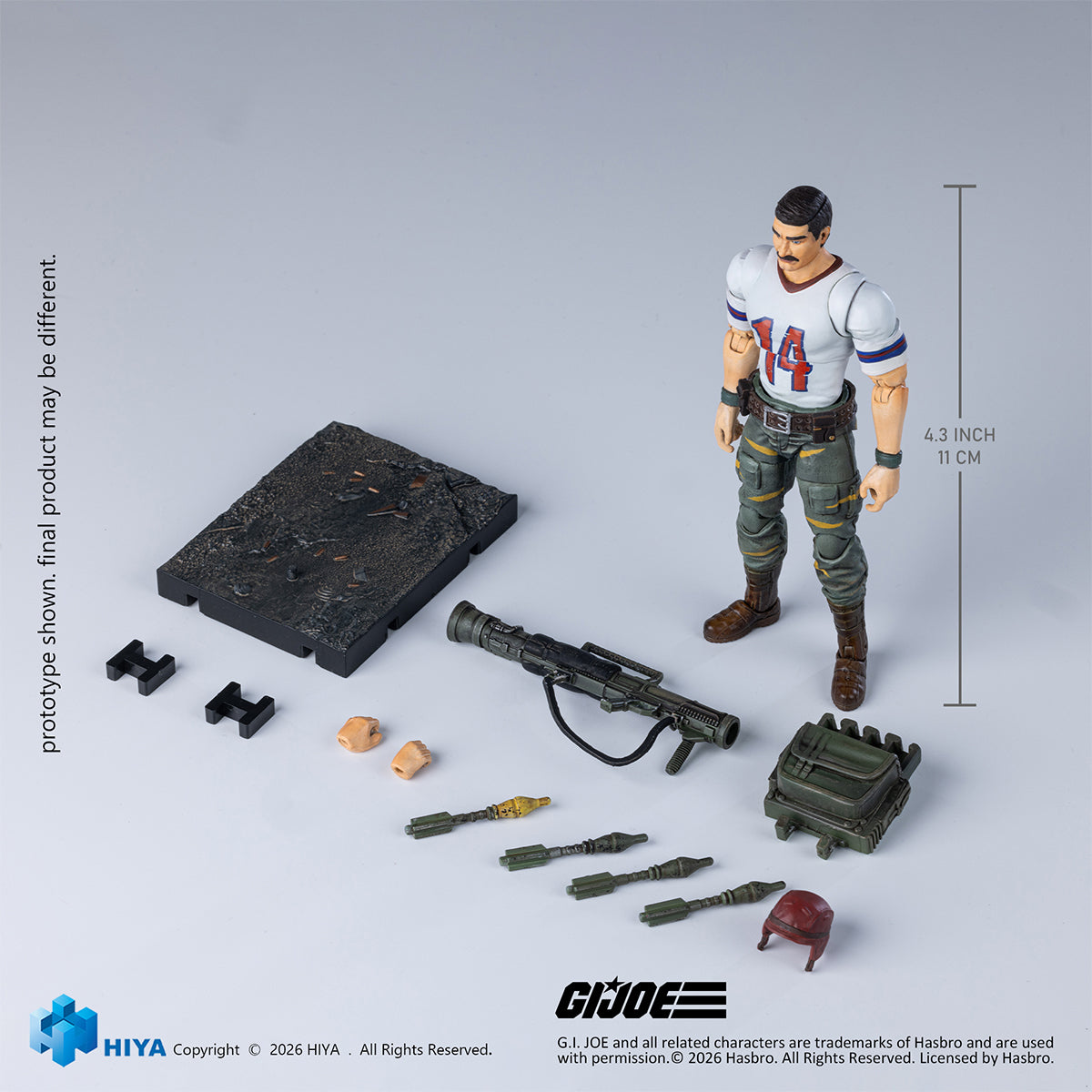 HiPlay HIYATOYS 1/18 G.I.ジョー 特殊部隊 バズーカ タイガーパワー版 EMG0479 可動フィギュア 塗装済み 完成品 アクションフィギュア