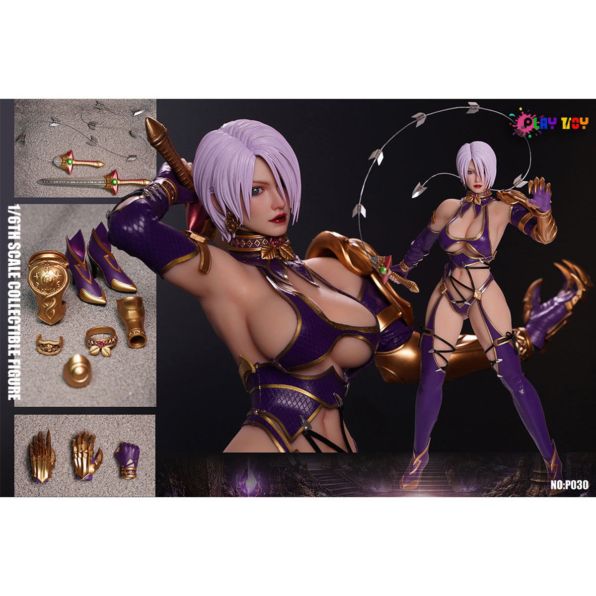 PLAYTOY 1/6 格闘女神 錬金術師 P030 アクションフィギュア 塗装済み 完成品
