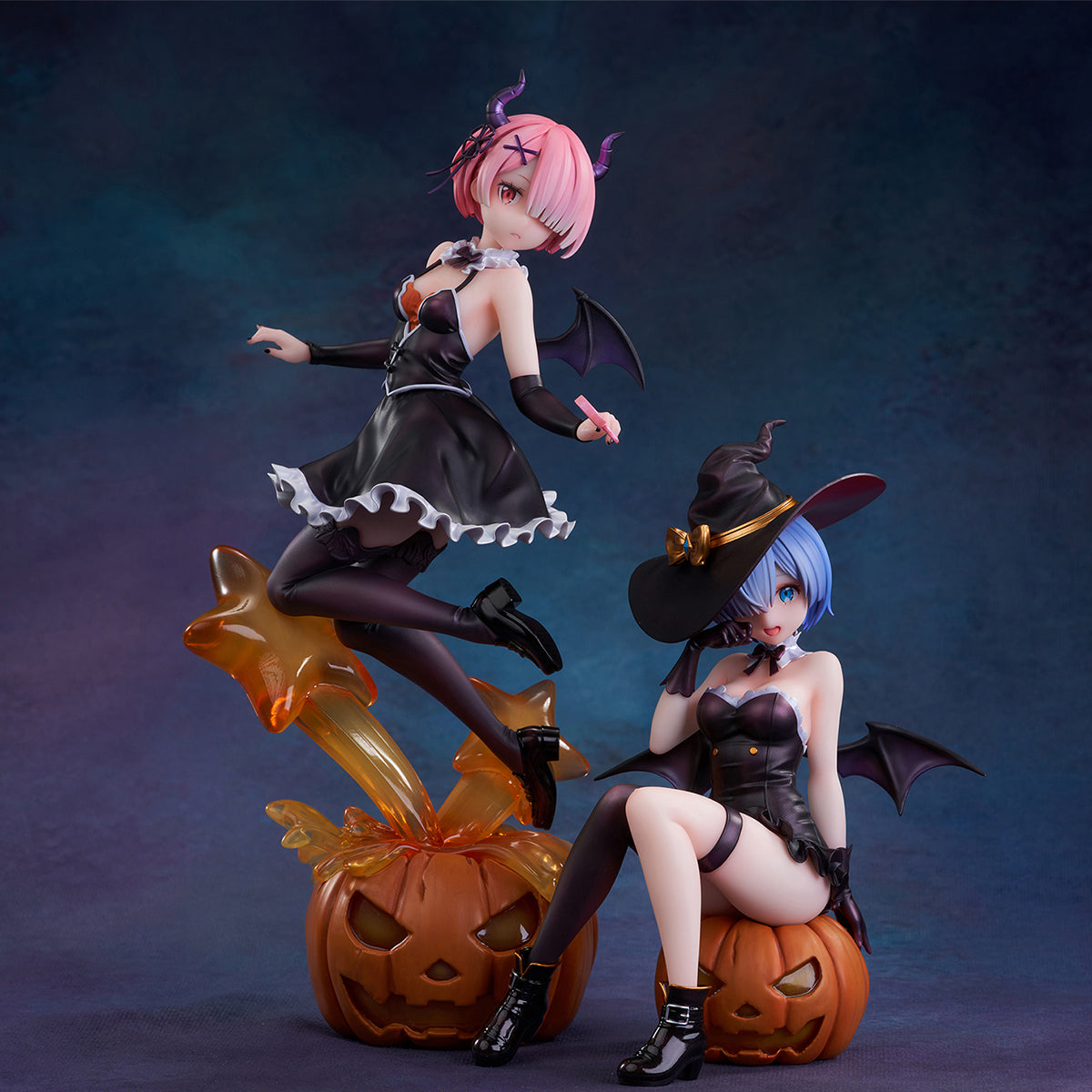 HiPlay Animester×KDcolle 『Re:ゼロから始める異世界生活』 ラム＆レム 幻夜の魔法使いVer. 1/7  美少女 フィギュア 塗装済み 完成品 PVC&ABS製