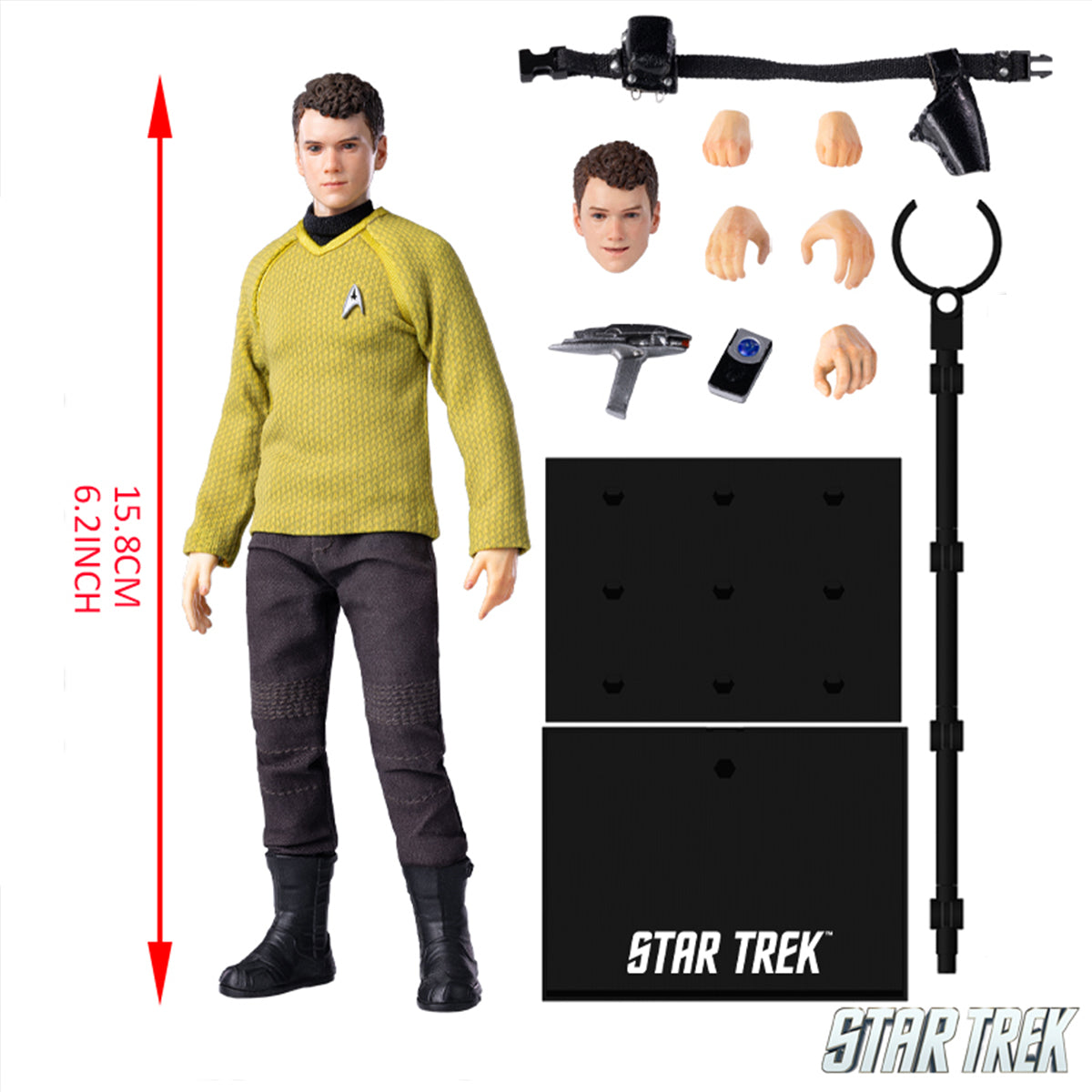 HIYA 1/12 スター・トレック 2009 チェコフ ESS0271 アクションフィギュア 塗装済み 完成品