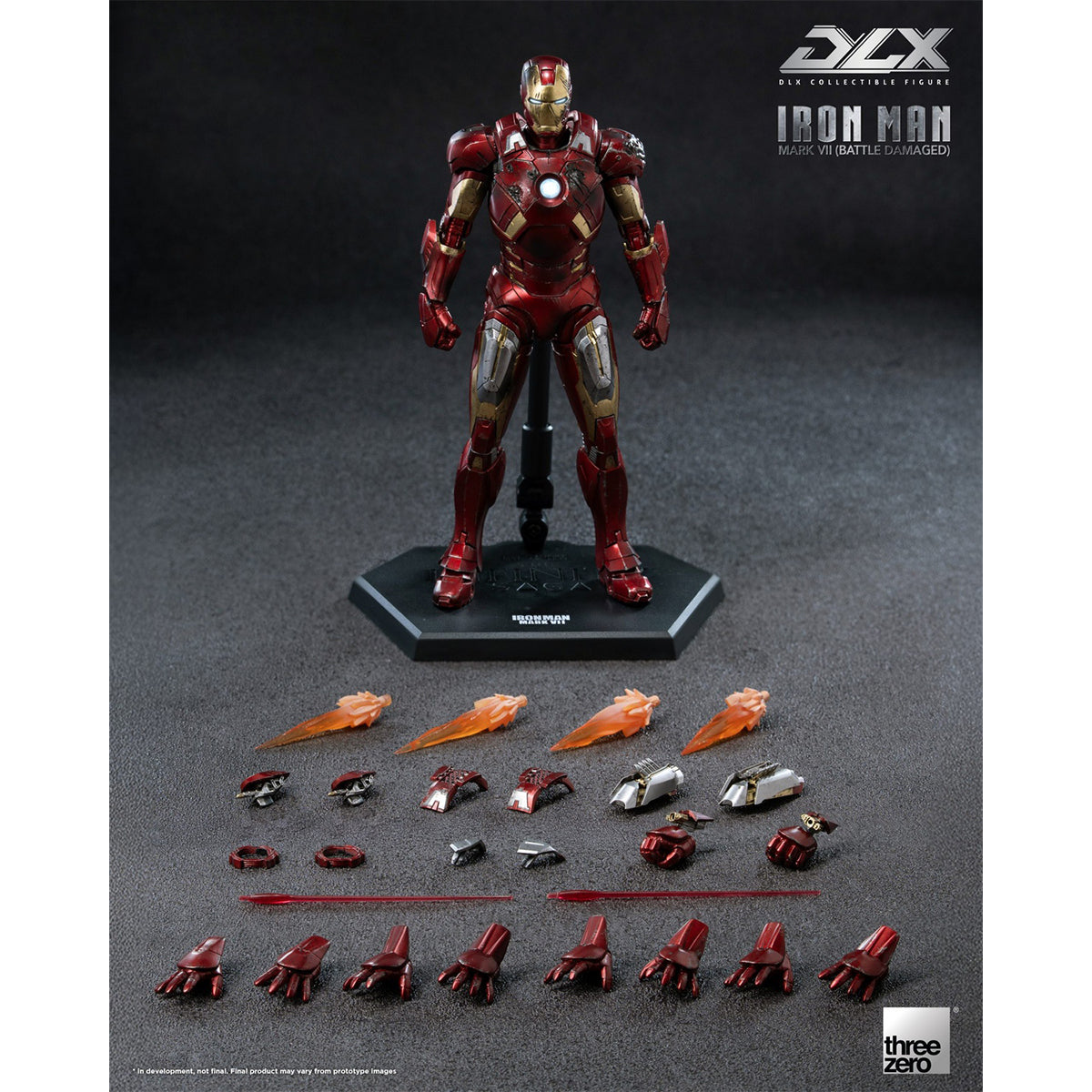 Threezero DLX アイアンマン・マーク7（バトルダメージ版） 3Z09690C0