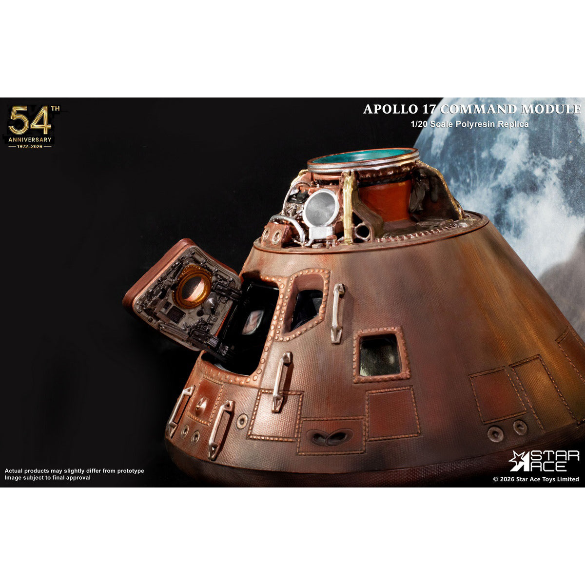 HiPlay STAR ACE Toys 1/20 アポロ17号 司令船 SA0161 塗装済み完成品フィギュア