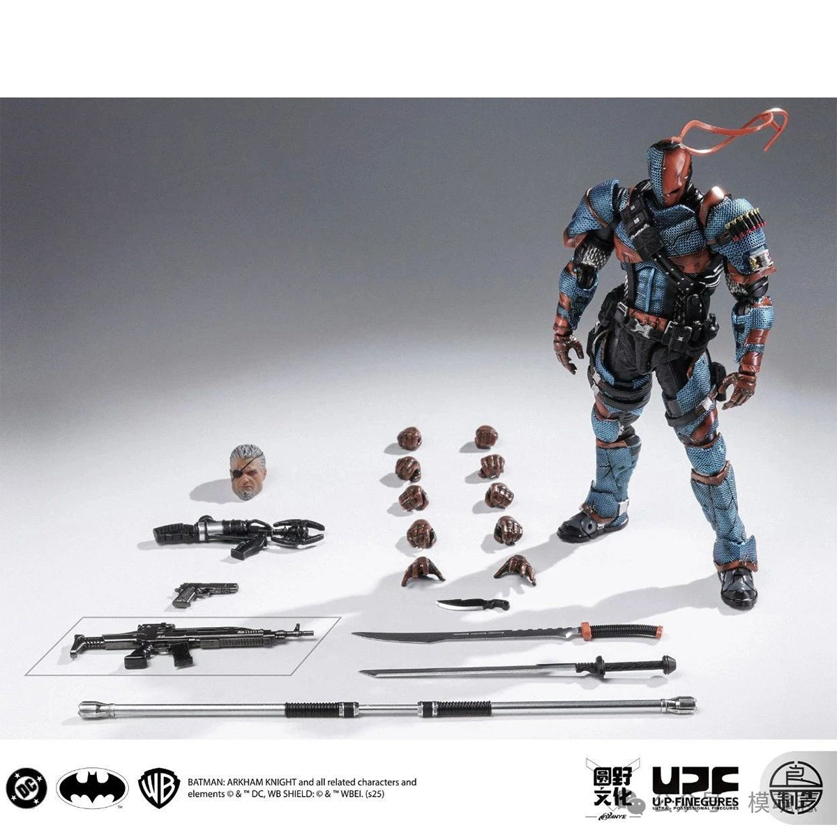 HiPlay 良品製造 1/12 『バットマン：アーカムナイト』 デスストローク DC002 可動フィギュア 塗装済み 完成品