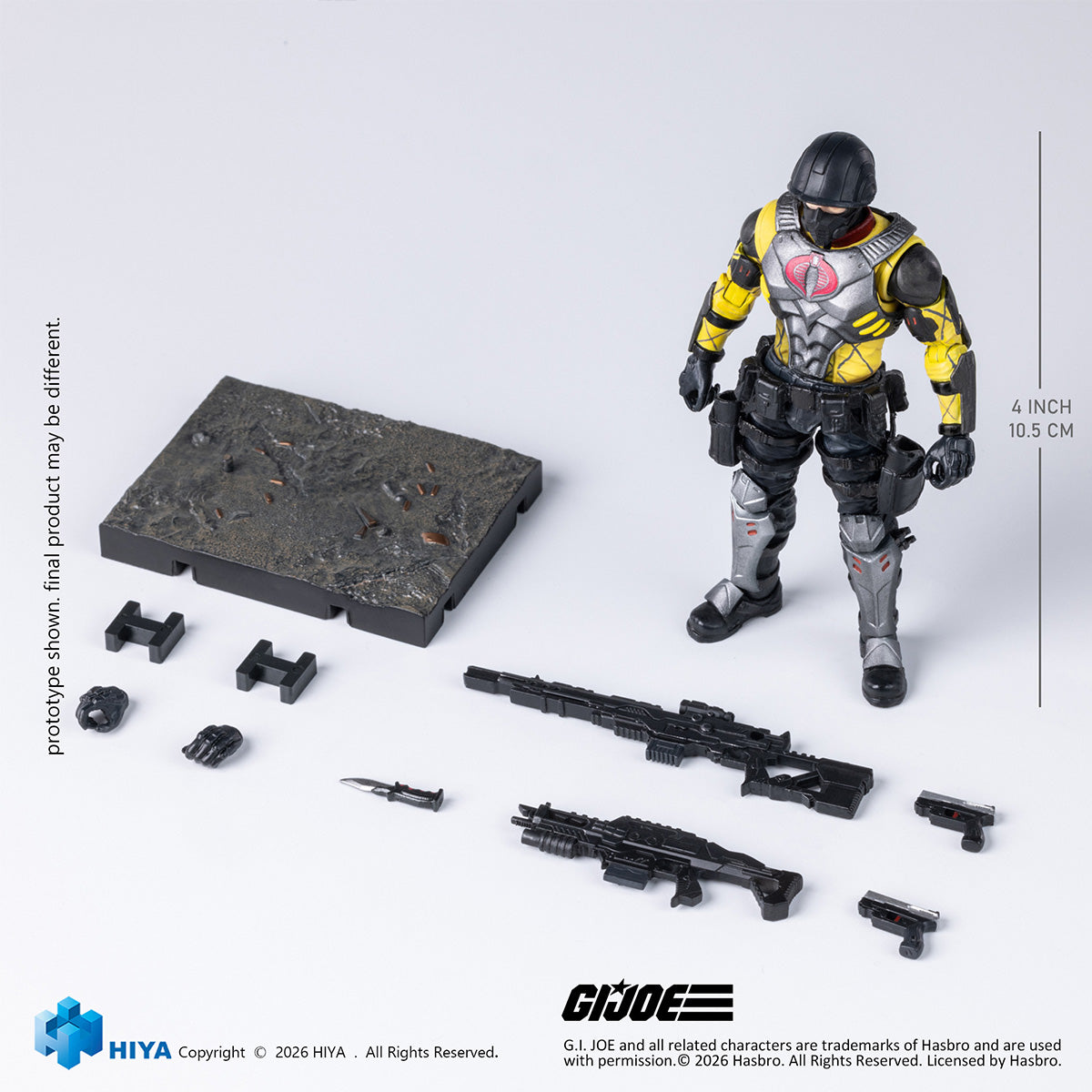 HiPlay HIYA 1/18 G.I.ジョー パイソン・パトロール・トルーパー EMG0516 アクションフィギュア 可動フィギュア 塗装済み 完成品