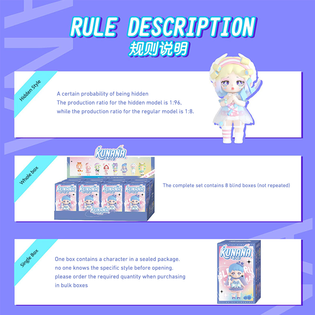 HiPlay Simontoys クナナ KUNANA ふわふわアイドルシリーズ ブラインドボックス