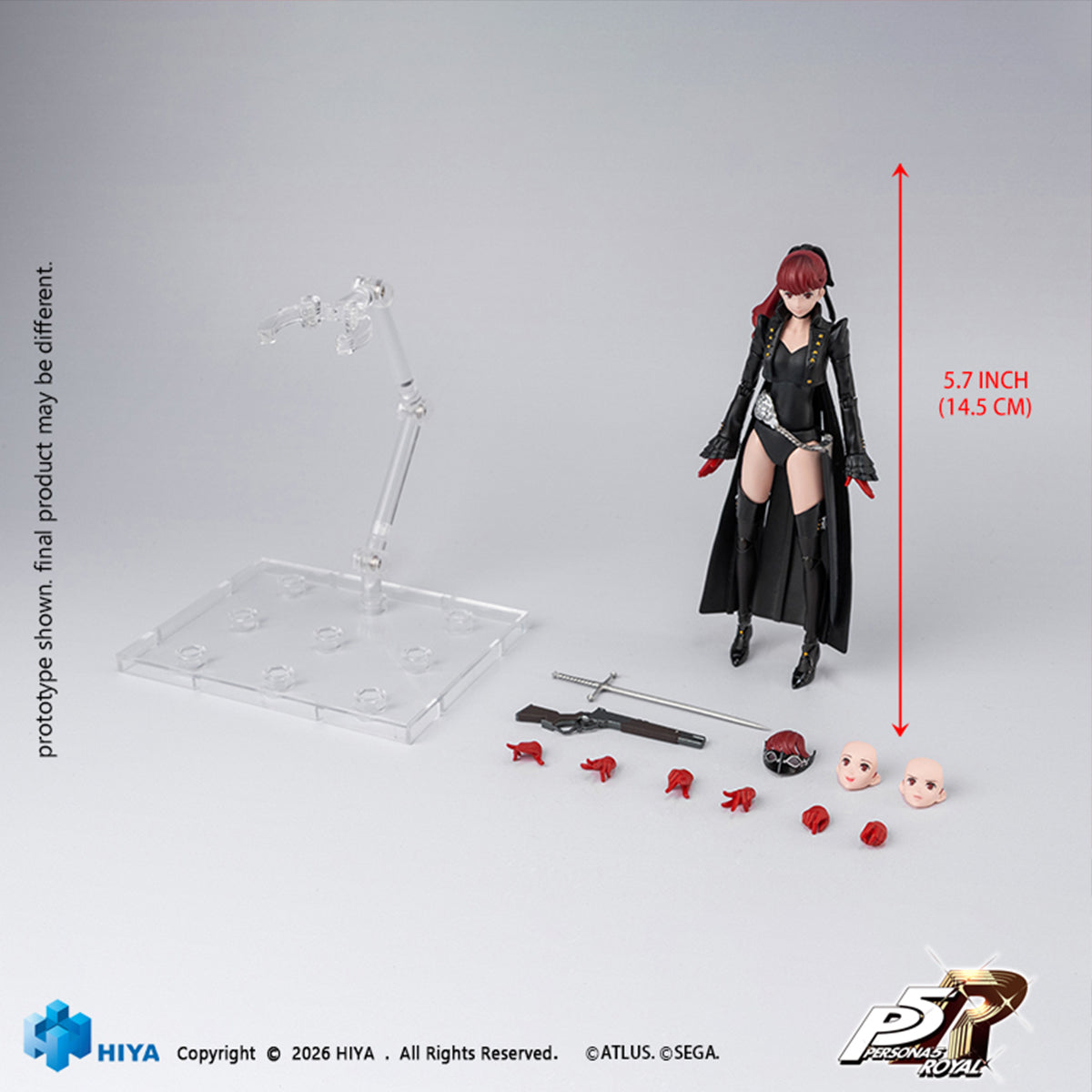 HiPlay HIYATOYS 1/12 Exquisite Basic シリーズ ペルソナ 5 ザ・ロイヤル ヴァイオレット 芳澤かすみ EBP0377 可動フィギュア 塗装済み 完成品 アクションフィギュア