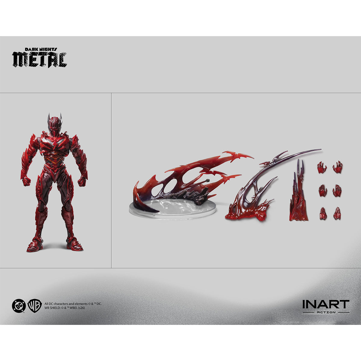 HiPlay INART ダークナイツ：メタル レッドデス MAG C0001 可動フィギュア 塗装済み 完成品 アクションフィギュア