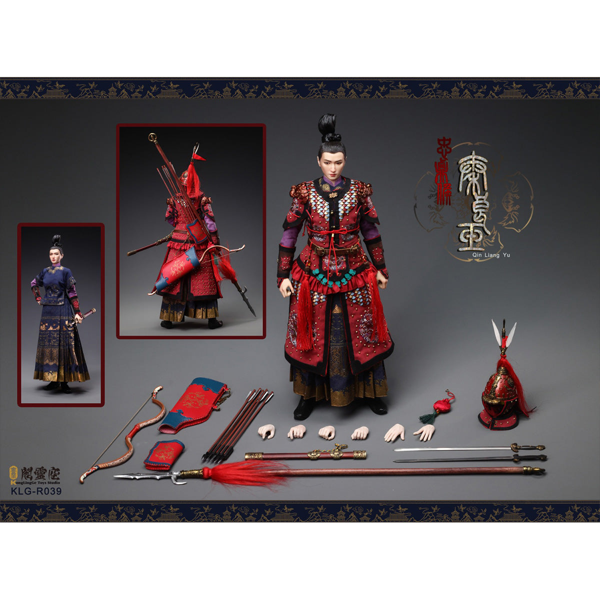 HiPlay 空霊閣 1/6  忠貞侯 秦良玉 KLG-R039 可動フィギュア 塗装済み 完成品 アクションフィギュア